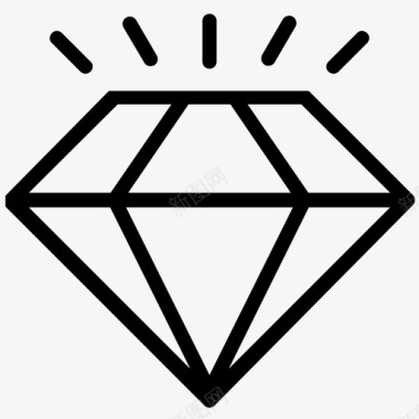 钻石珠宝皇家图标图标