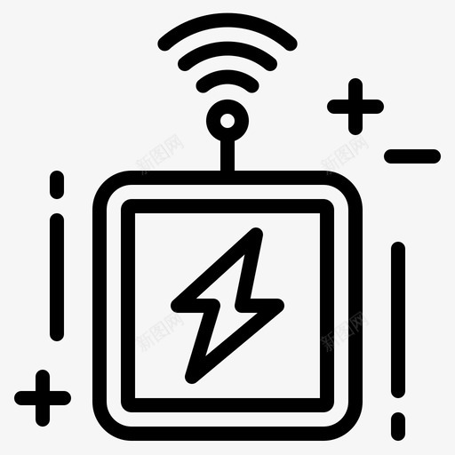 能源控制智能技术13线性图标svg_新图网 https://ixintu.com 技术 控制 智能 线性 能源