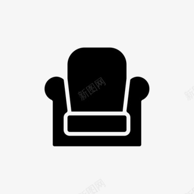 采购产品扶手椅软垫家具家庭家具图标图标