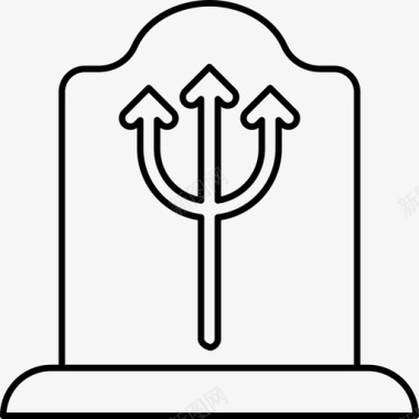 坟墓死亡墓碑图标图标