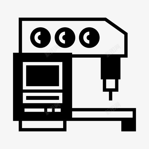 机械工业制造图标svg_新图网 https://ixintu.com 制造 工业 机器人 机械