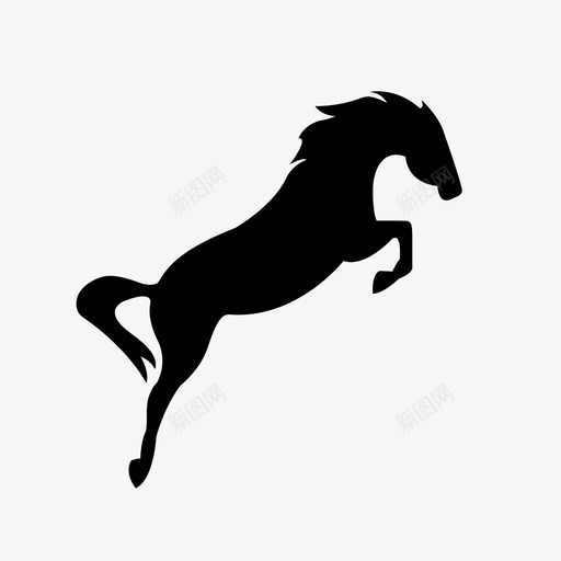 22 jumping horsesvg_新图网 https://ixintu.com 22 jumping horse