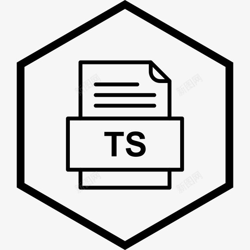 ts文件文件文件类型格式图标svg_新图网 https://ixintu.com 41个文件格式 ts文件文件 文件类型 格式
