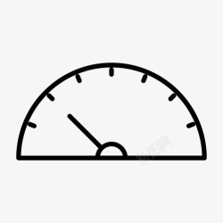 工厂办公室速度表仪表指示器图标高清图片