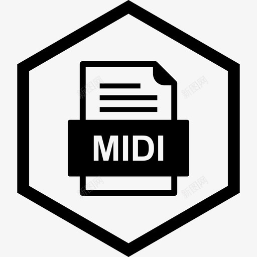 midi文件文件文件类型格式图标svg_新图网 https://ixintu.com 41个 midi 文件 格式 类型