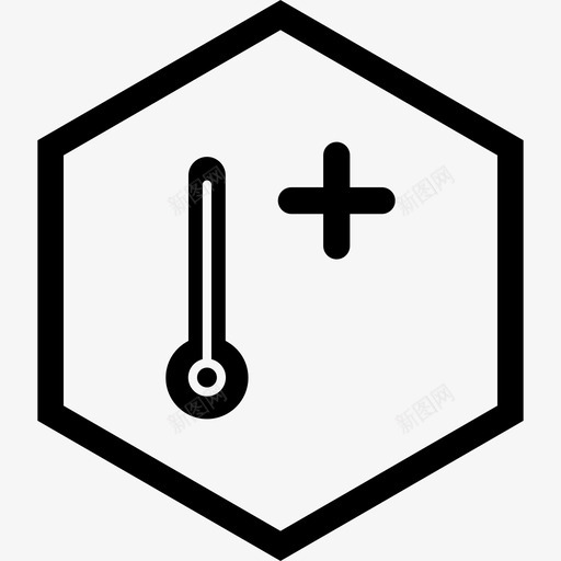 炎热夏天温度计图标svg_新图网 https://ixintu.com 夏天 天气 温度计 温暖 炎热