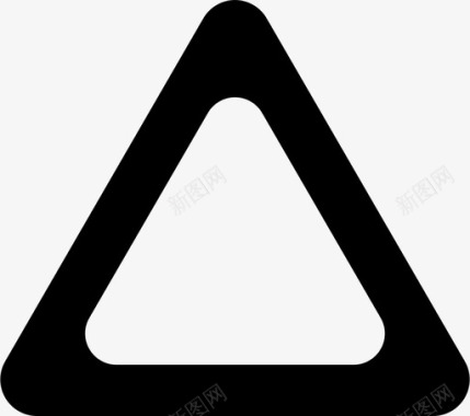 三角形物体路径图标图标