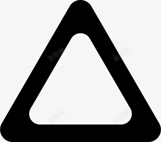三角形物体路径图标svg_新图网 https://ixintu.com 三角形 形状 物体 路径