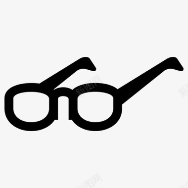 眼镜时尚镜框图标图标