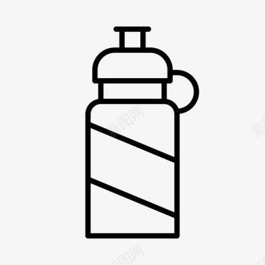 饮料瓶足球橄榄球图标图标