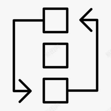 交换洗牌技术图标图标