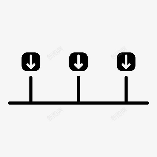 时间线箭头图表图标svg_新图网 https://ixintu.com 业务 信息 图表 文稿 时间 演示 箭头