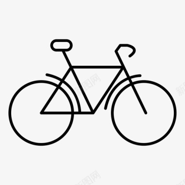 自行车赛车骑车图标图标