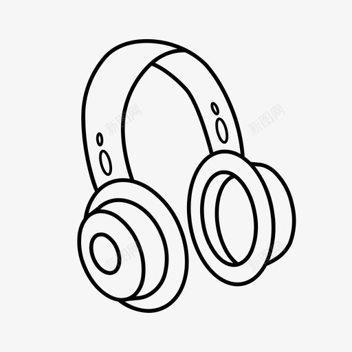 耳机配件时尚图标svg_新图网 https://ixintu.com 女孩配件 时尚 款式 耳机 配件 音乐