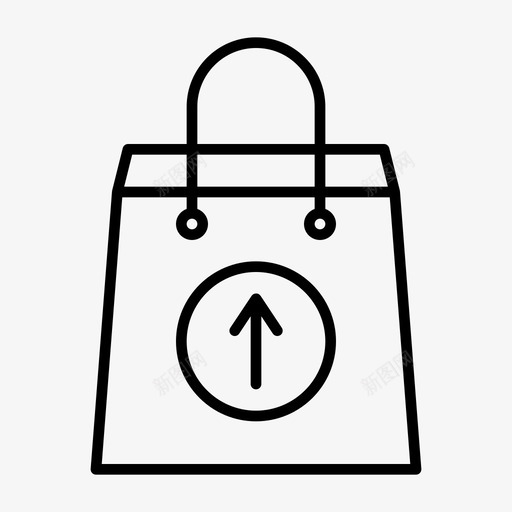 购物袋采购销售图标svg_新图网 https://ixintu.com 上传 更新 网页设计大纲 购物袋 采购 销售