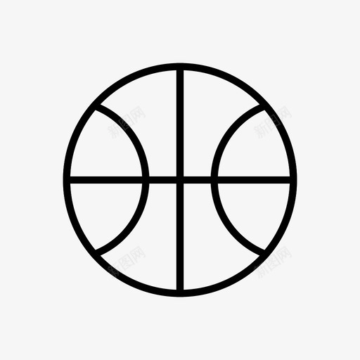 烤肉球篮筐球类运动图标svg_新图网 https://ixintu.com 图标 烤肉 球类运动 篮筐