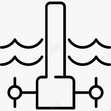 水电电力能源图标图标