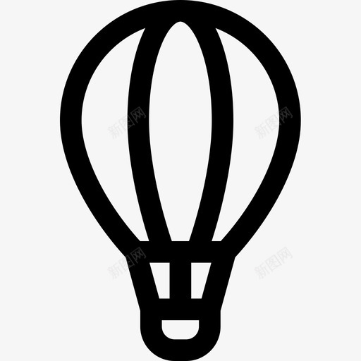 热气球车辆和运输工具6线性图标svg_新图网 https://ixintu.com 热气球 线性 车辆 运输工具
