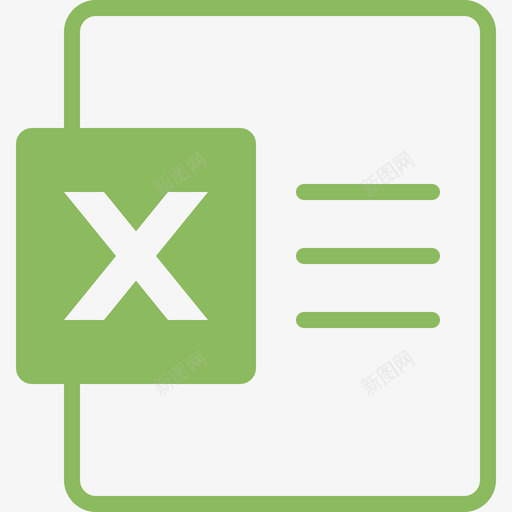 Excel iconsvg_新图网 https://ixintu.com Excel icon