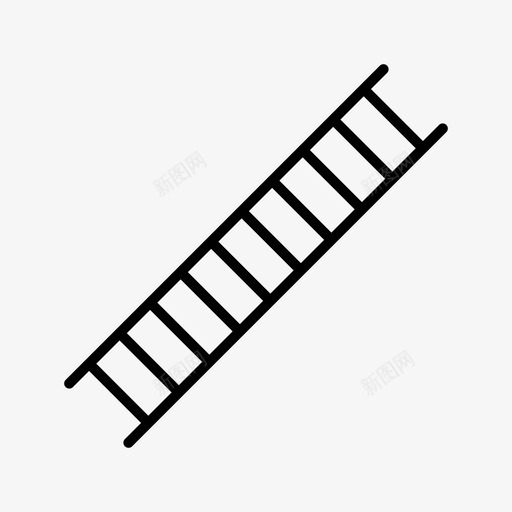 梯子楼梯台阶图标svg_新图网 https://ixintu.com 台阶 梯子 楼梯
