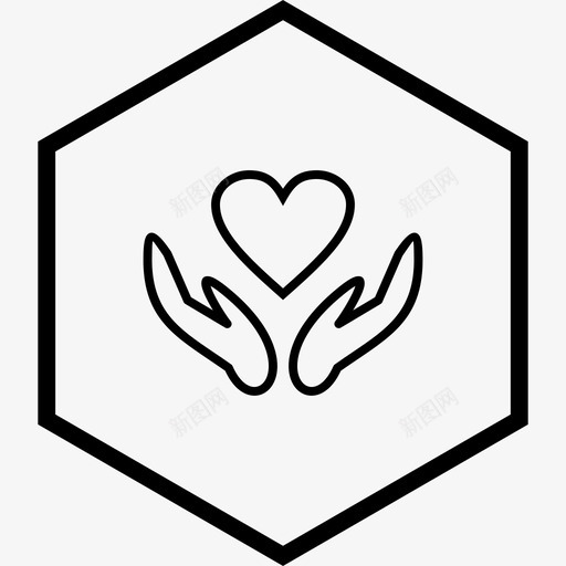 健康标志保健心脏图标svg_新图网 https://ixintu.com 保健 健康 医疗 心脏 标志