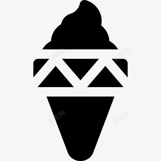 冰淇淋暑假33填充图标svg_新图网 https://ixintu.com 冰淇淋 填充 暑假