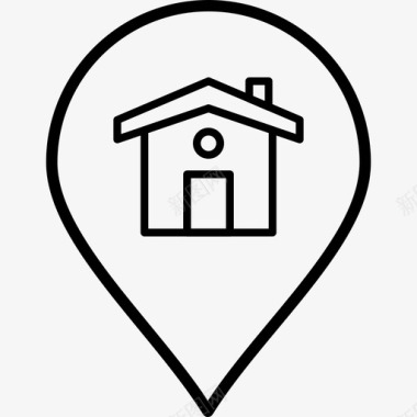 主页谷歌地图房子图标图标