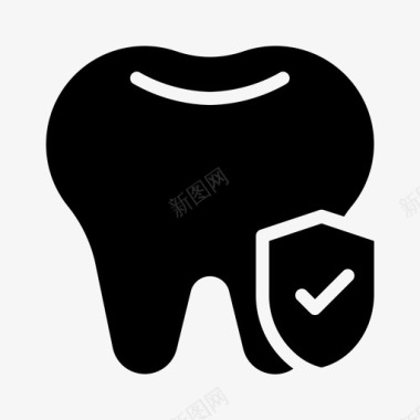 牙齿保险牙齿护理牙医图标图标