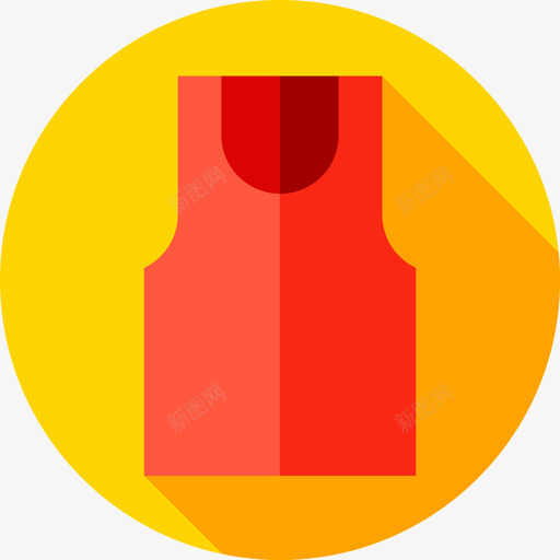 无袖衬衫92夏季平装图标svg_新图网 https://ixintu.com 夏季 平装 无袖 衬衫