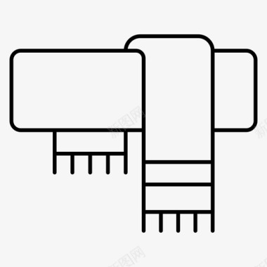 围巾布料衣服图标图标