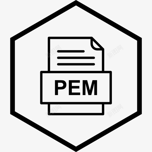 pem文件文件文件类型格式图标svg_新图网 https://ixintu.com 41种 pem 文件 格式 类型