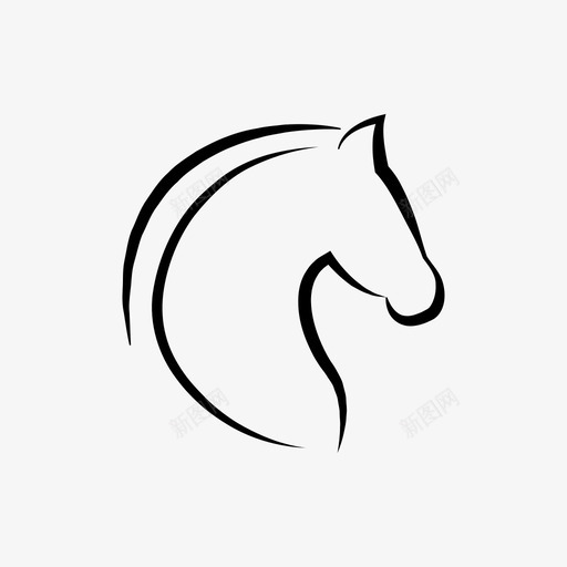 58 head horse with hsvg_新图网 https://ixintu.com 58 head horse with h