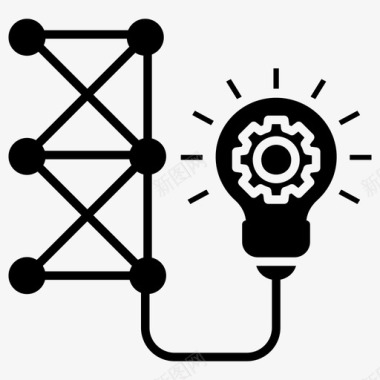 数据整合创意创意分享图标图标