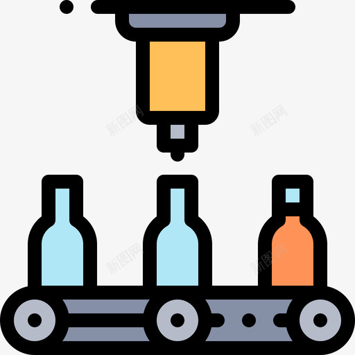 自动批量生产13线性颜色图标svg_新图网 https://ixintu.com 批量生产 线性 自动 颜色