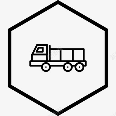 自卸车建筑重型图标图标