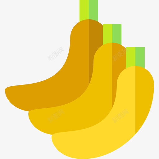 香蕉健康9扁平图标svg_新图网 https://ixintu.com 健康 扁平 香蕉