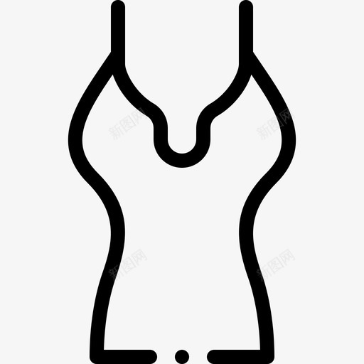 衬衫夏装8直纹图标svg_新图网 https://ixintu.com 夏装 直纹 衬衫