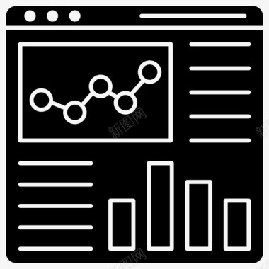 网络分析业务监控在线分析图标图标