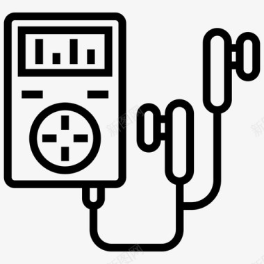 便携式音乐播放器音频音乐ipod图标图标