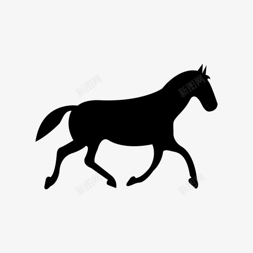 17 race horse walkinsvg_新图网 https://ixintu.com 17 race horse walkin