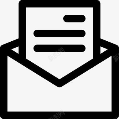 邮件信封邮件列表图标图标