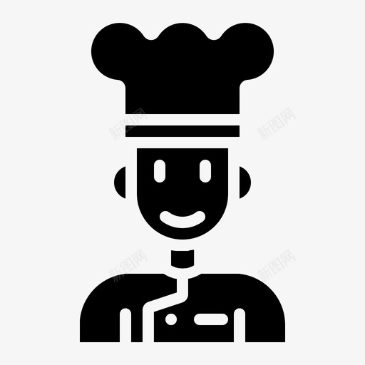 厨师烹饪专业图标svg_新图网 https://ixintu.com 专业 厨师 烹饪 餐厅