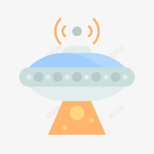 不明飞行物空间150扁平图标svg_新图网 https://ixintu.com 不明飞行物 扁平 空间150