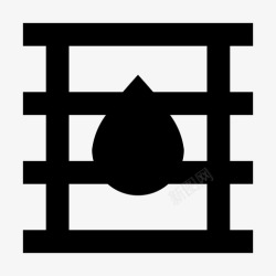 像素桶能源与动力桶原油图标高清图片