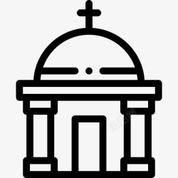 cryptCRYPT葬礼16线性图标高清图片