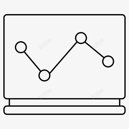 笔记本电脑图表seo1px线条图标svg_新图网 https://ixintu.com seo1px线条图标 图表 笔记本电脑