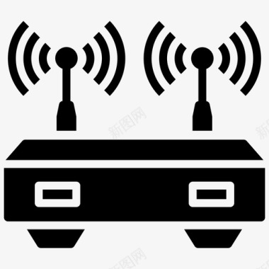 wifi路由器互联网设备调制解调器图标图标
