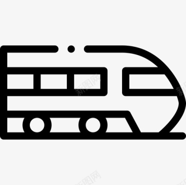 铁路车辆和运输工具图标图标