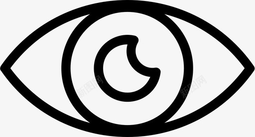 眼睛视力视野图标图标