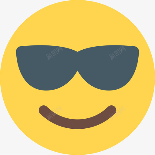 酷笑脸和人3平淡图标svg_新图网 https://ixintu.com 平淡 笑脸和人3 酷